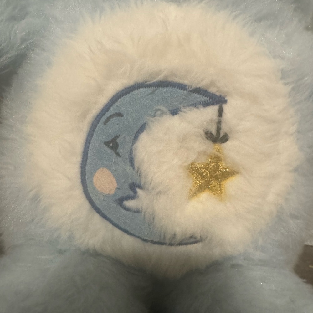 RARE 1980s Original Care Bears Bedtime 15" Plush - Picture 2 of 10